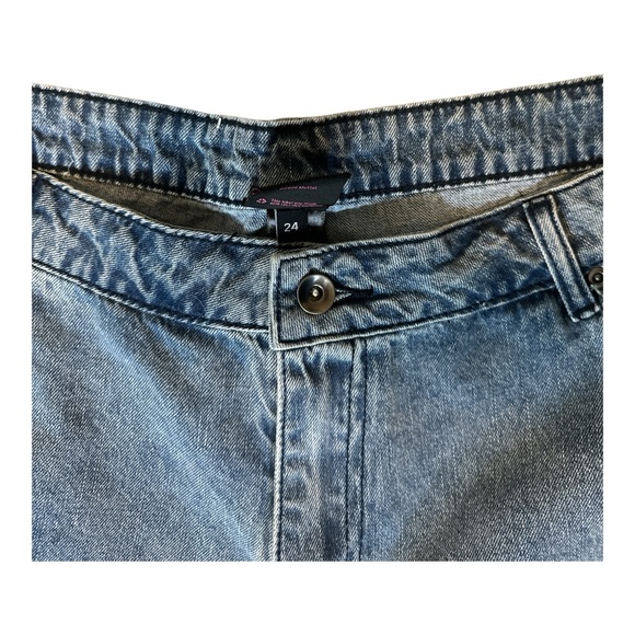 Hot Topic Barbie Y2K Star Wide Leg Jeans Women’s Size 24 EUC - Picture 4 of 7